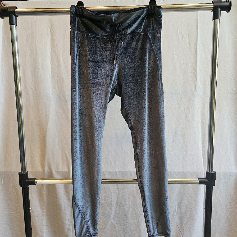 Calia Women's Velvet Leggings Charcoal Gray 064
